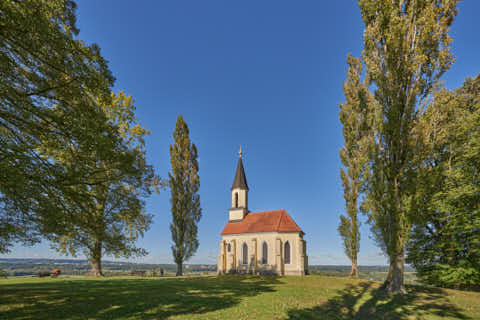 Gemeinde Kraiburg Landkreis Mühldorf Schlossberg Kapelle St. Georg (Dirschl Johann) Deutschland MÜ